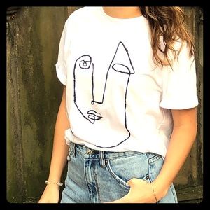 Custom painted T-shirt